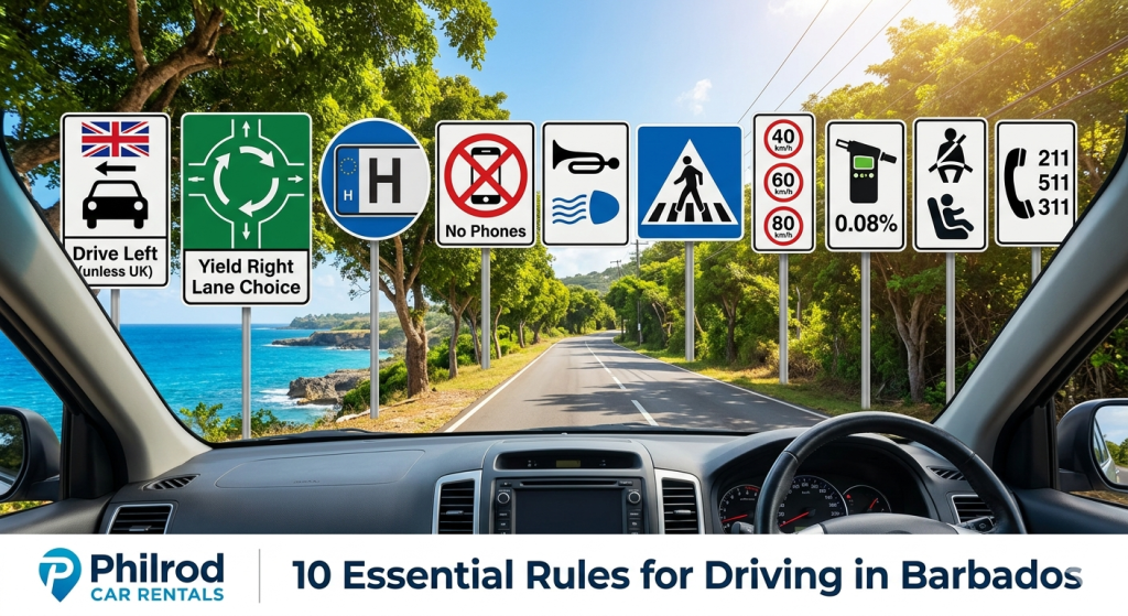 10 Essential Rules for Driving in Barbados - Philrod Car Rentals